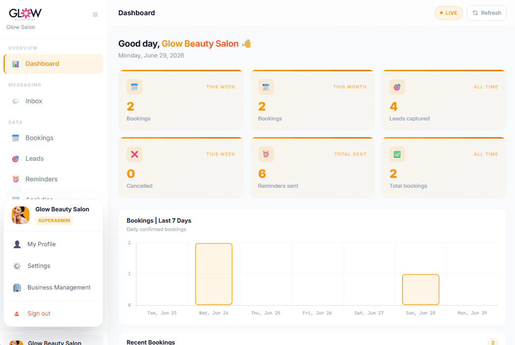 ReplyMate Dashboard