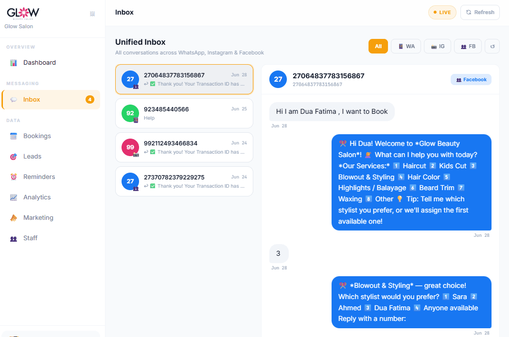 Unified Customer Inbox